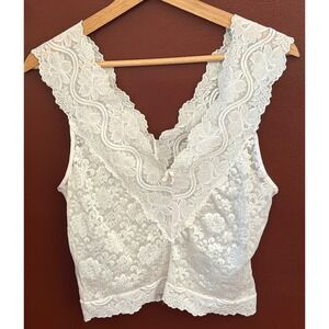 Vintage Lingerie Ilusion Lace Camisole Coquette Balletcore Romantic Bridal